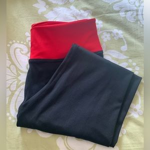 Varsity spirit black leggings